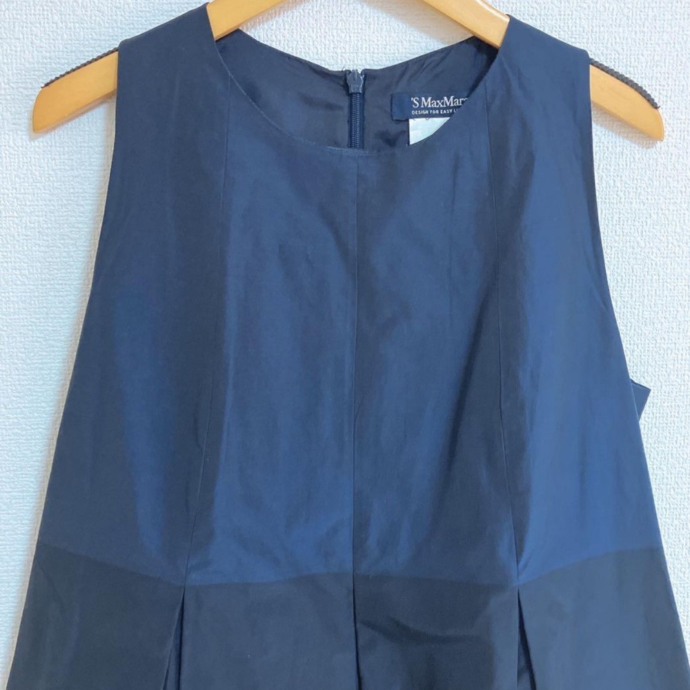 MaxMara Navy Midi Dress - Picture 14 of 15